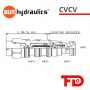 CVCVXCN - PILOT TO OPEN CHECK VALVE | SUN HYDRAULICS