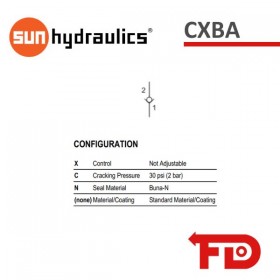 CXBAXCN - CHECK VALVE | SUN HYDRAULICS