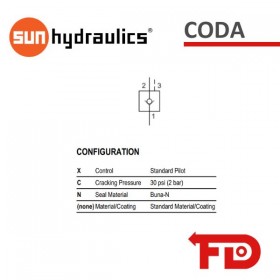 CODAXCN - CHECK VALVE | SUN HYDRAULICS