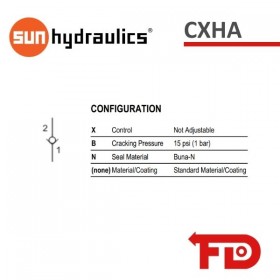 CXHAXBN - CHECK VALVE - SUN HYDRAULICS