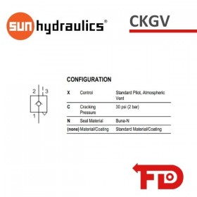 CKGVXCN - RUCKSCHLAGVENTIL - SUN HYDRAULICS