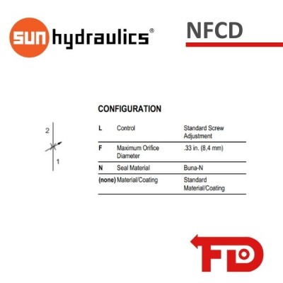 NFCDLFN - NEEDLE VALVE - SUN HYDRAULICS