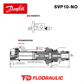 83023444 - MAGNETVENTIL 2 WEGE SVP10-NO-00-00-SPS-B-00 - DANFOSS