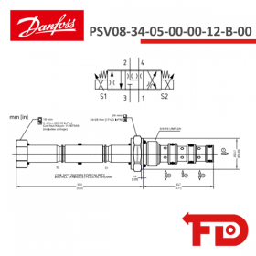 11197803 - 5 WEGE PSV08-34-05-00-00-12-B-00 - Danfoss