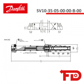 11225555 - MAGNETVENTIL 5 WEGE SV10-35-05-00-00-B-00 - DANFOSS