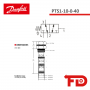 566400 - CONTROL VALVE 3-WAY - PTS1-10-0-40 - DANFOSS