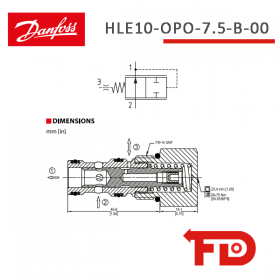 83024441 - LOGIKELEMENT HLE10-OPO-7.5-B-00 - DANFOSS
