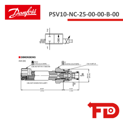 83019627 - STROMREGLERVENTIL PSV10-NC-25-00-00-B-00 - DANFOSS