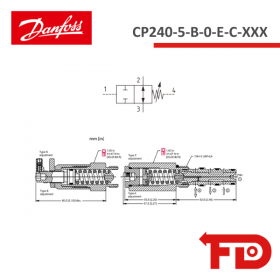 139659.000 - 2-Wege - CP240-5-B-0-E-C-XXX - DANFOSS