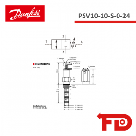565988 - 2-WAY - PSV10-10-S-0-24/ - DANFOSS