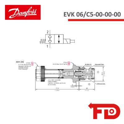 805311019 - 2-WAY - EVK 06/C5-00-00-00 - DANFOSS