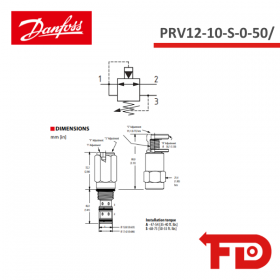02-174626 - DRUCKMINDERVENTIL - PRV12-10-S-0-50/ - DANFOSS