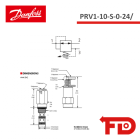 565886 - REDUCING PRV1-10-S-0-24/ - DANFOSS