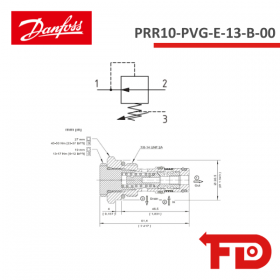 11138703 - DRUCKMINDERVENTIL PRR10-PVG-E-13-B-00 - DANFOSS