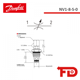 02-171893 - STROMREGLERVENTIL NV1-8-S-0 - DANFOSS