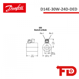 322848 - Spule  D14E-30W-24D-DED - DANFOSS