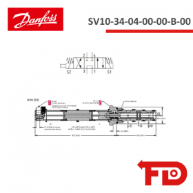 805314719 - 4 WEGE SV10-34-04-00-00-B-00 - DANFOSS