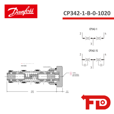 133978 - STROMTEILER - CP342-1-B-0-1020 - DANFOSS