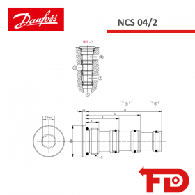 920000919 - PLUG - NCS04/2 - DANFOSS