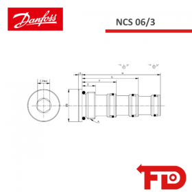 920001419 - VERSCHLUSSSTOPFEN NCS 06/3 - DANFOSS