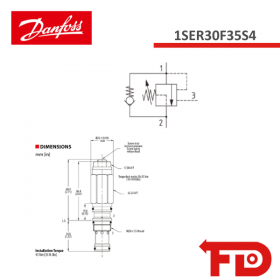406AA00051A - SENKBREMSHALTEVENTIL - 1SER30F35S4 - DANFOSS