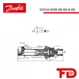 805315819 - MAGNETVENTIL 3 WEGE SVP10-NOR-00-00-B-00 - DANFOSS