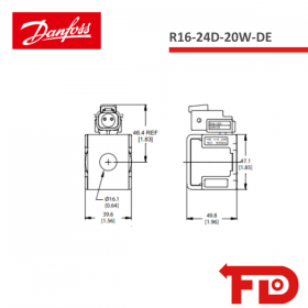 171183019 - COIL R16-24D-20W-DE - DANFOSS