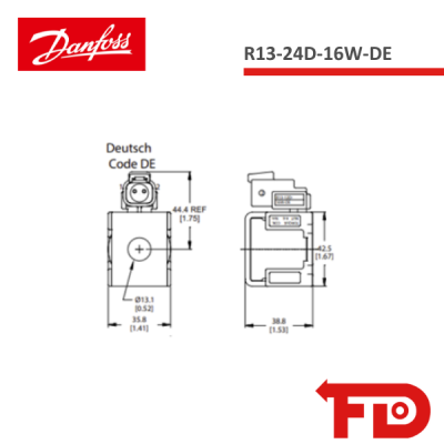 171180619 - COIL R13-24D-16W-DE - DANFOSS