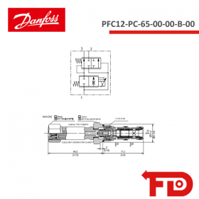 850258319 - FLOW REGULATOR - PFC12-PC-65-00-00-B-00 - DANFOSS
