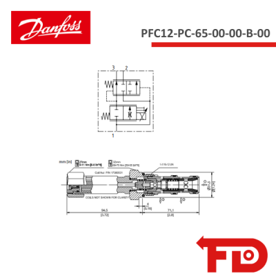 850258319 - FLOW REGULATOR - PFC12-PC-65-00-00-B-00 - DANFOSS