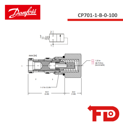 131542 - LOGIKELEMENT - CP701-1-B-0-100 - DANFOSS