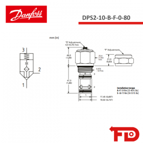 566449 - LOGIKELEMENT - DPS2-10-B-F-0-80 - DANFOSS