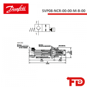 83024333 - MAGNETVENTIL 2-Wege - SVP08-NCR-00-00-M-B-00 - DANFOSS