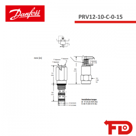 02-174620 - REDUCING - PRV12-10-C-0-15/ - DANFOSS