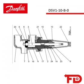565621 - WECHSELVENTIL - DSV1-10-B-0 - DANFOSS