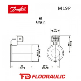 171147419 - SPULE - M19P-24D-0.9A-AJ - DANFOSS
