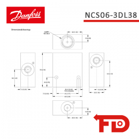 922501313 - GEHÄUSE NCS06/3-DL 3/8 - DANFOSS